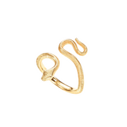 Snakes Ring in 18K Yellow Gold, Size 6.5