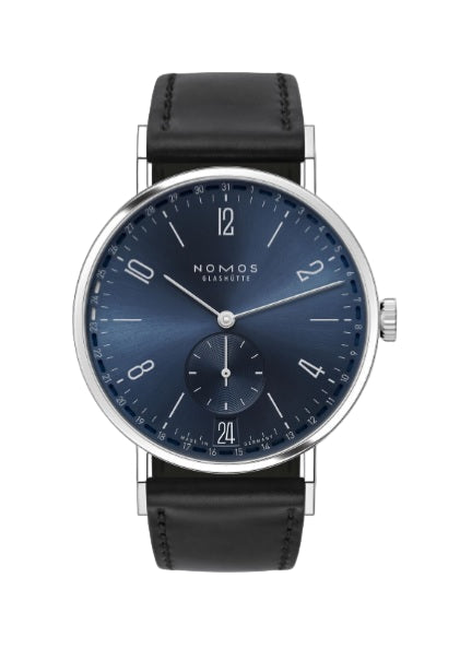 37.5mm Tangente Watch with Blue Dial in Stainless Steel , Strap