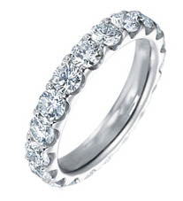 Diamond Eternity Band in Platinum