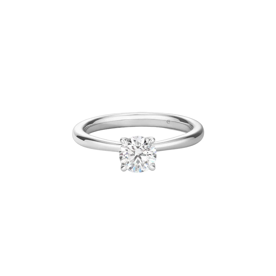 Vela 1.108ct Round Brilliant Diamond Solitaire Ring in Platinum, size 6.5