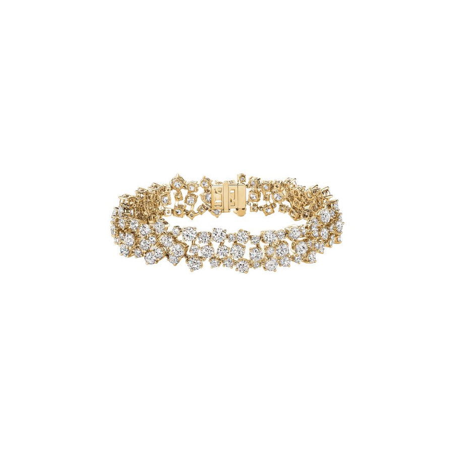 Starlight 16.95ct Diamond Bracelet in 18K Yellow Gold, 7"