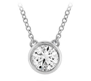 HOF Classic Bezel Solitaire Pendant