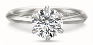 Classic 1.50ct Diamond 6 Prong Solitaire Ring in 18K White Gold and Platinum