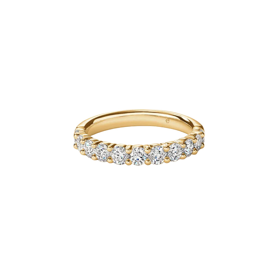 Signature 1.00-1.15ct Diamond 11-Stone Band in 18K Yellow Gold, size 6.5