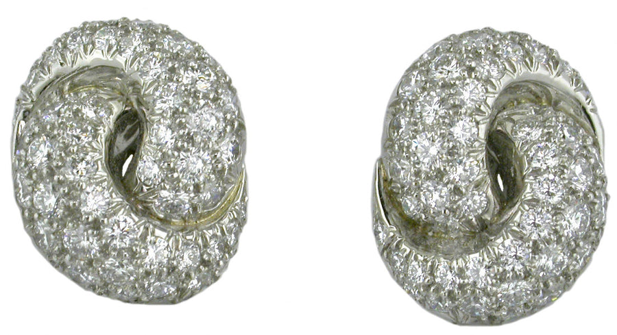 4.27ct Diamond Earrings in Platinum