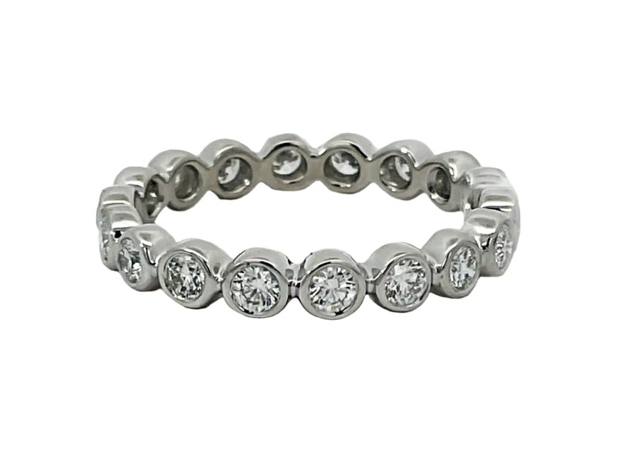 0.68ct Diamond Eternity Band in Platinum Size 6