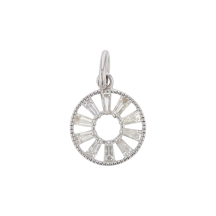 Arena 0.97Ct Diamond Round Pendant Only in 18k White Gold