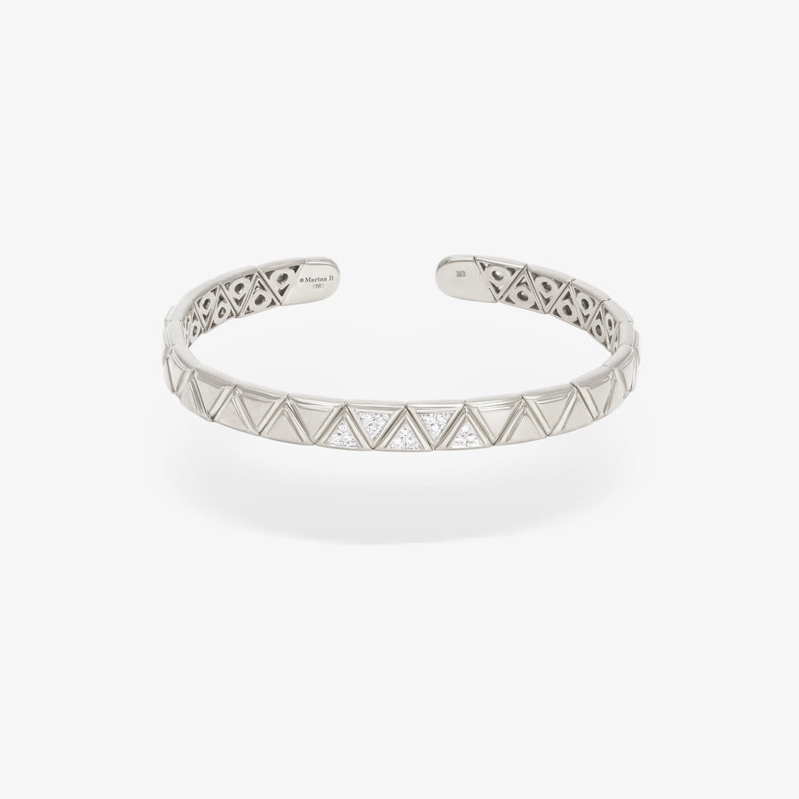 Triangolini Diamond Bangle Bracelet