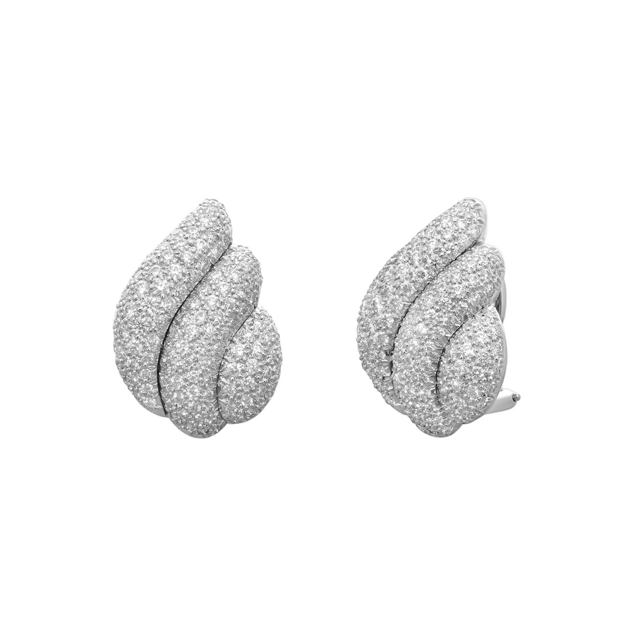 3.07ct Diamond Earrings in Platinum