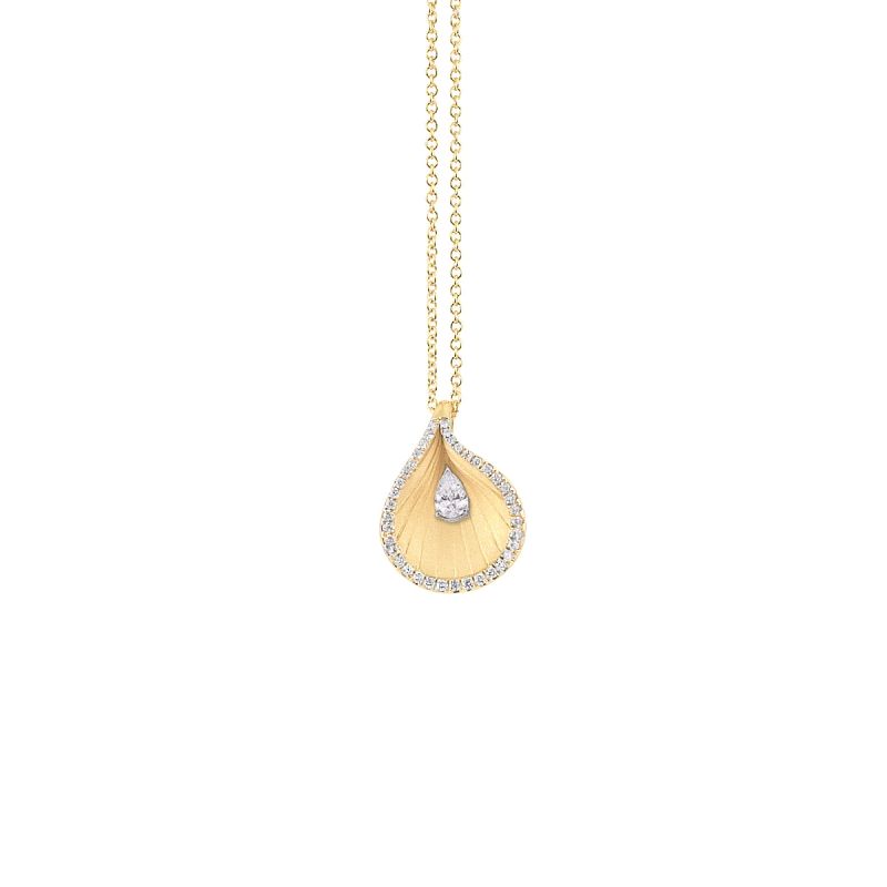 Premiere Diamond Pendant in 18K Sunrise Yellow Gold, 18in