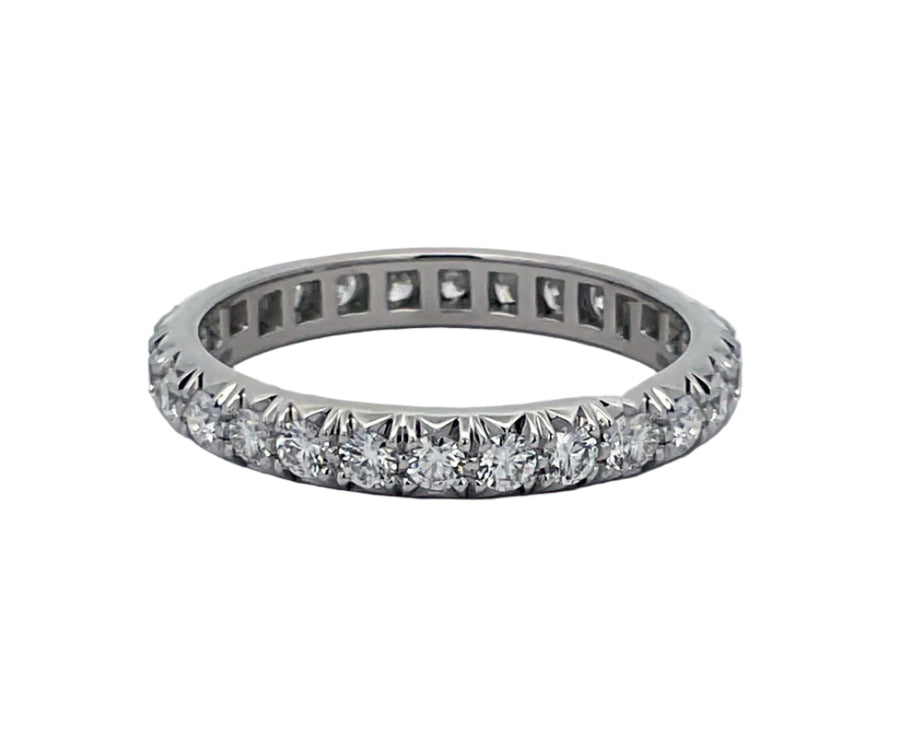 0.84ct Diamond Eternity Band in Platinum Size 6.5