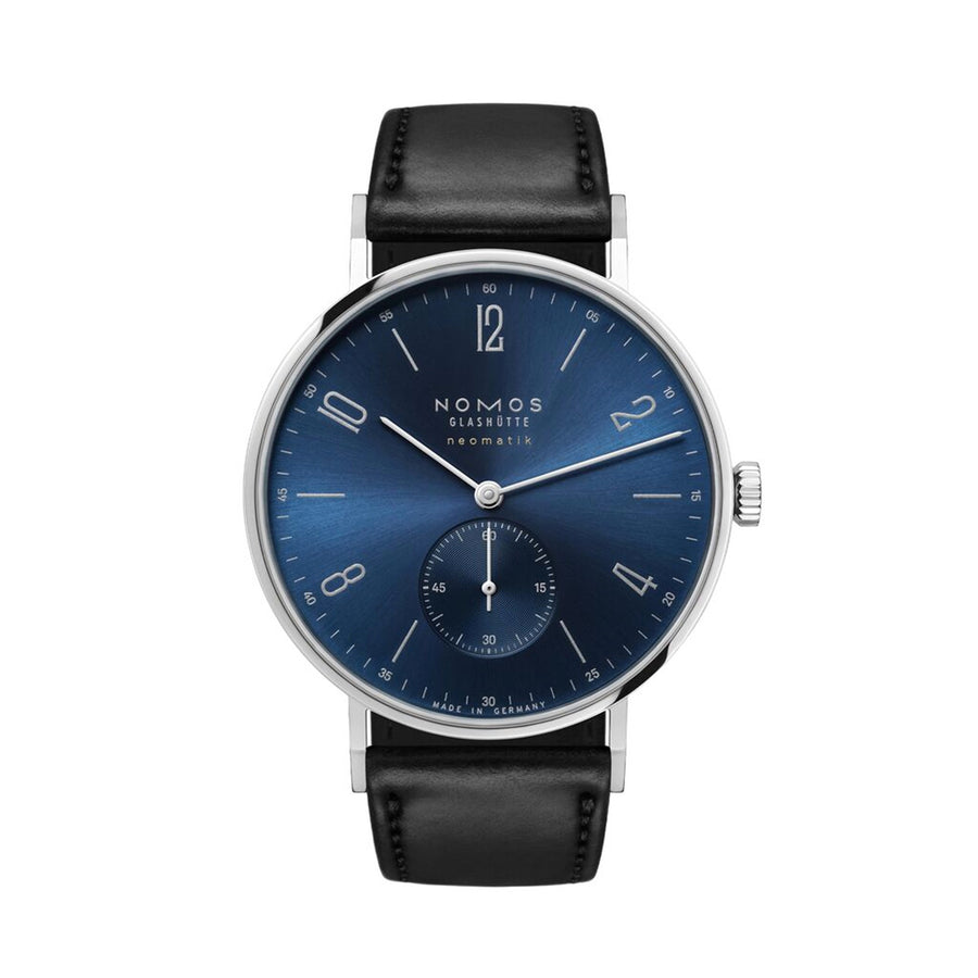 39mm Tangente Neomatik Watch with Blue Sunburst Dial in Stainless Steel, Strap