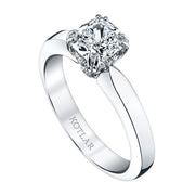 Classico Platinum Diamond Engagement Ring Setting