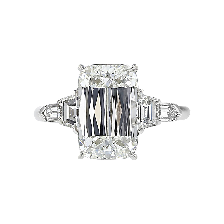 Platinum Ashoka Diamond Engagement Ring
