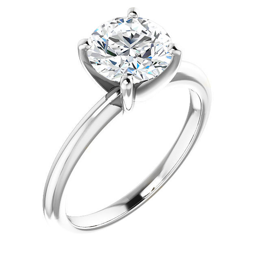 Ever and Ever Solitaire Engagement Ring Setting