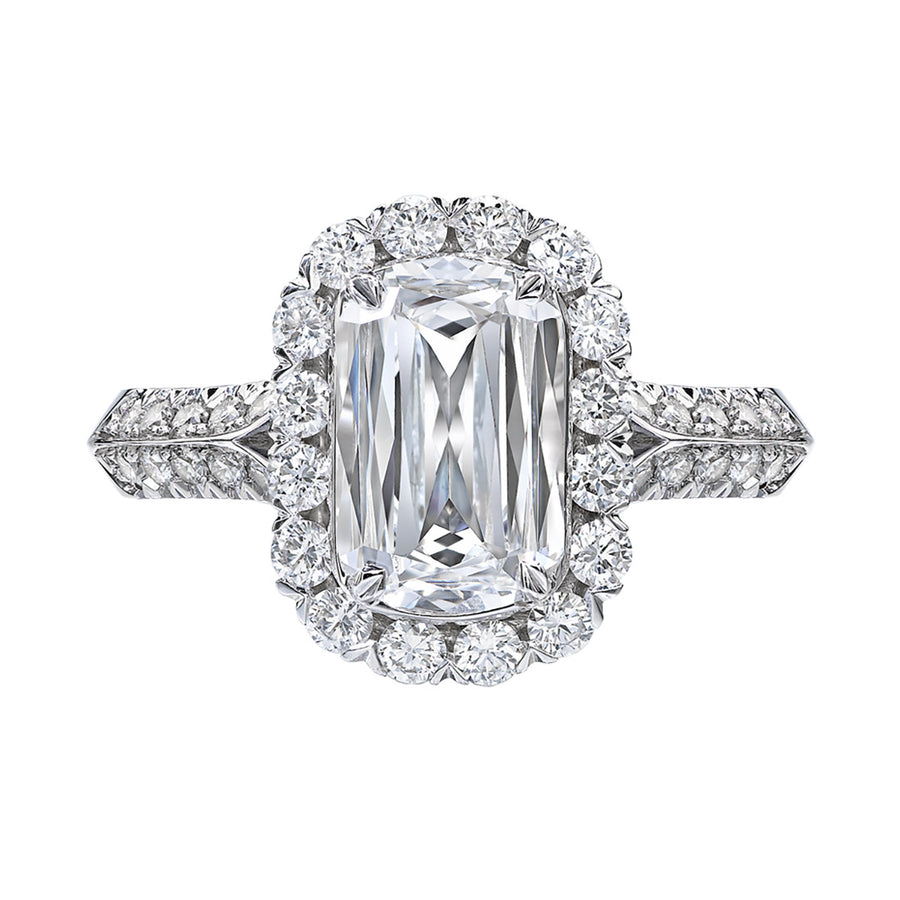 L'Amour Crisscut Classic Diamond Engagement Ring