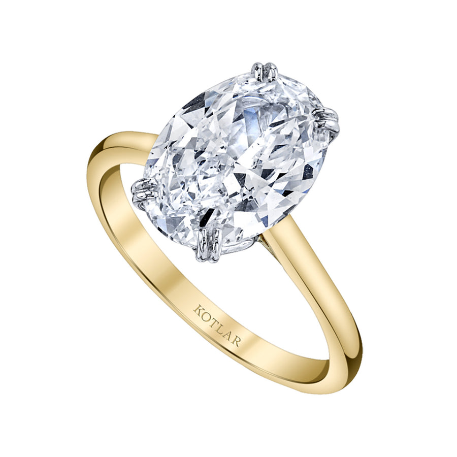 Plasmare Oval Brilliant Diamond Engagement Ring