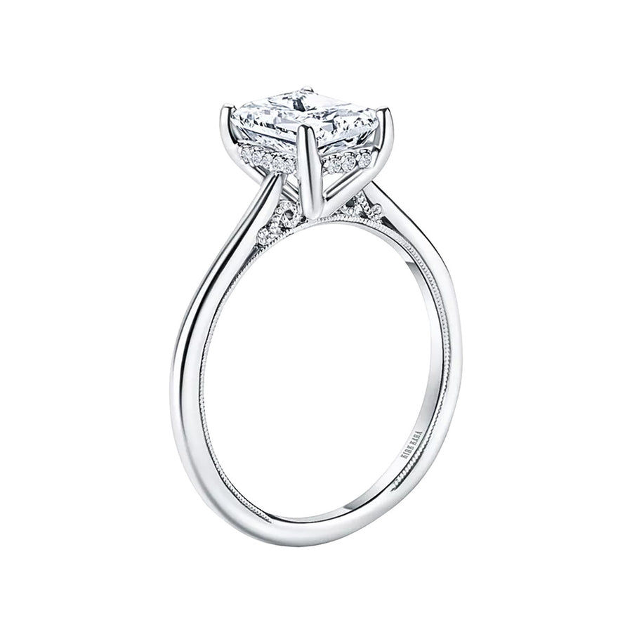 Hidden Halo Classic Solitaire Engagement Ring Setting