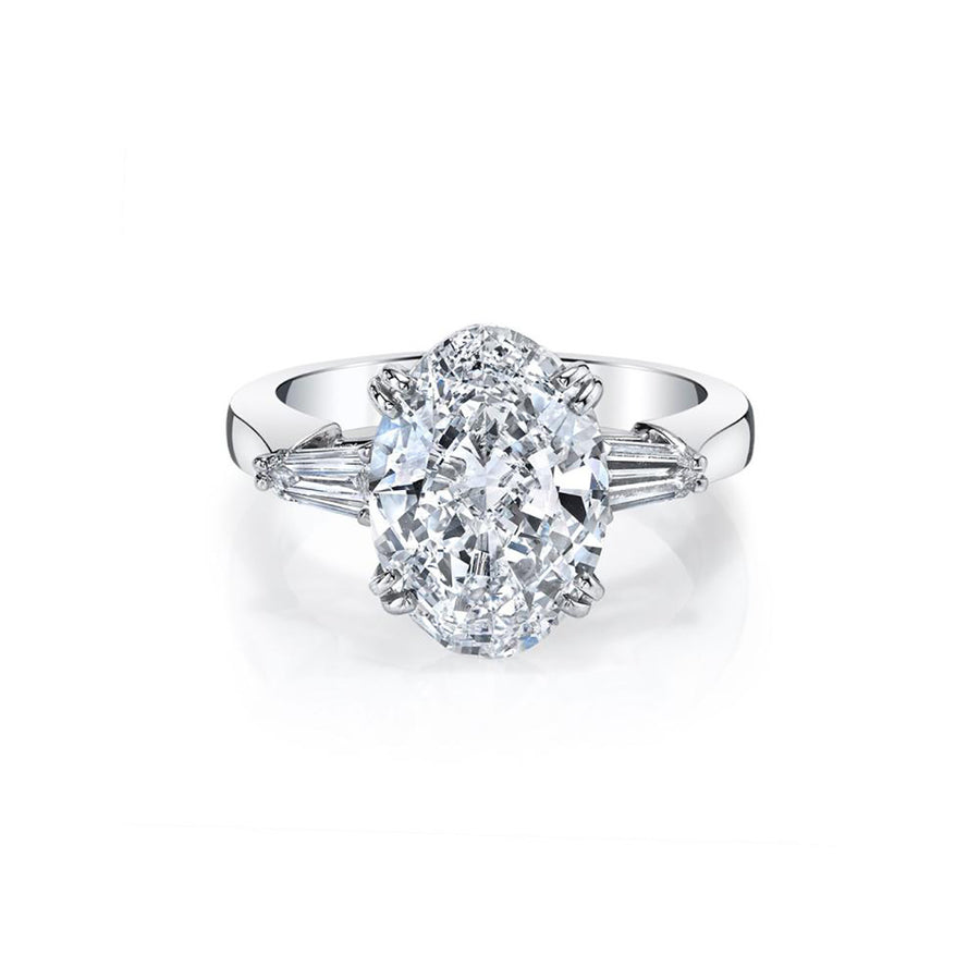 Platinum Diamond 3-Stone Classico Engagement Ring