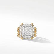 Wheaton Ring with Diamonds in Gold