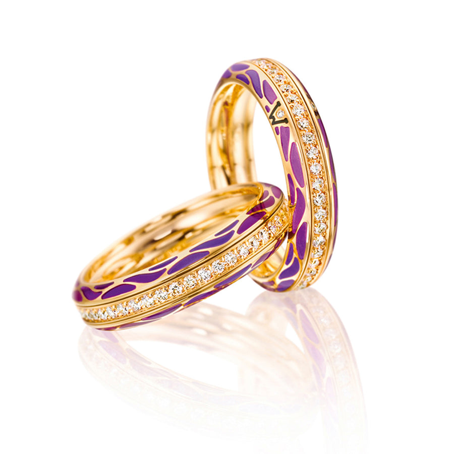 Genuine Delight Ring (Lavender Enamel)