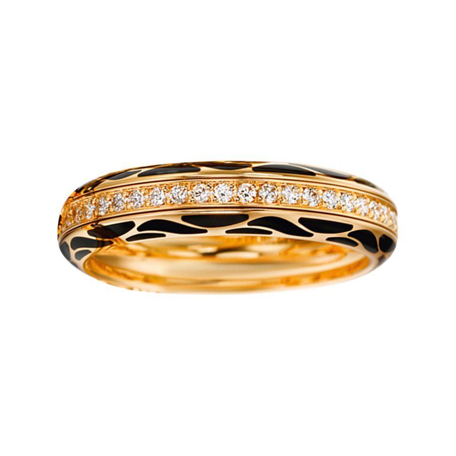 Genuine Delight Ring (Onyx Enamel)
