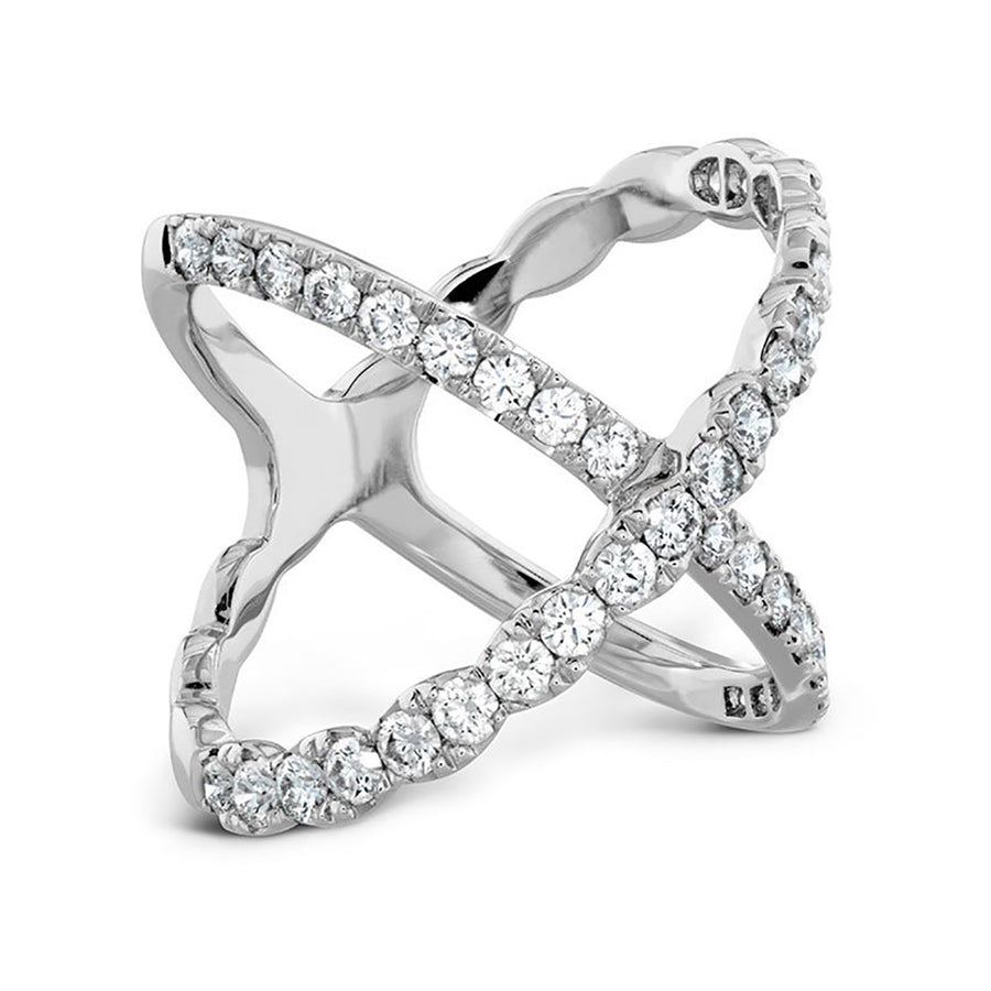 Lorelei Diamond Criss Cross Ring