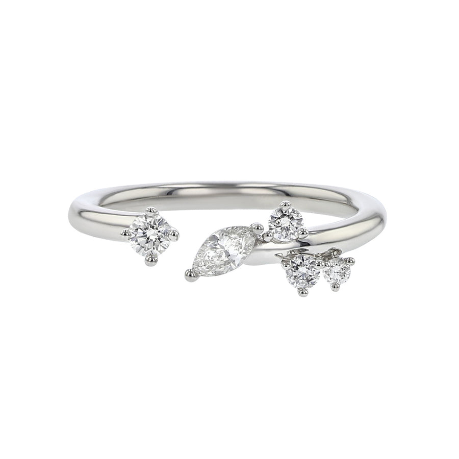 Marquise and Round Constellation Band