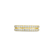 18K 2 Row Diamond Portofino Band