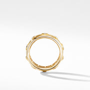 Modern Renaissance Ring in 18K Yellow Gold with Diamonds