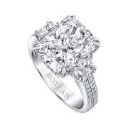 Radiant Cut Harmonie Diamond Three-Stone Ring
