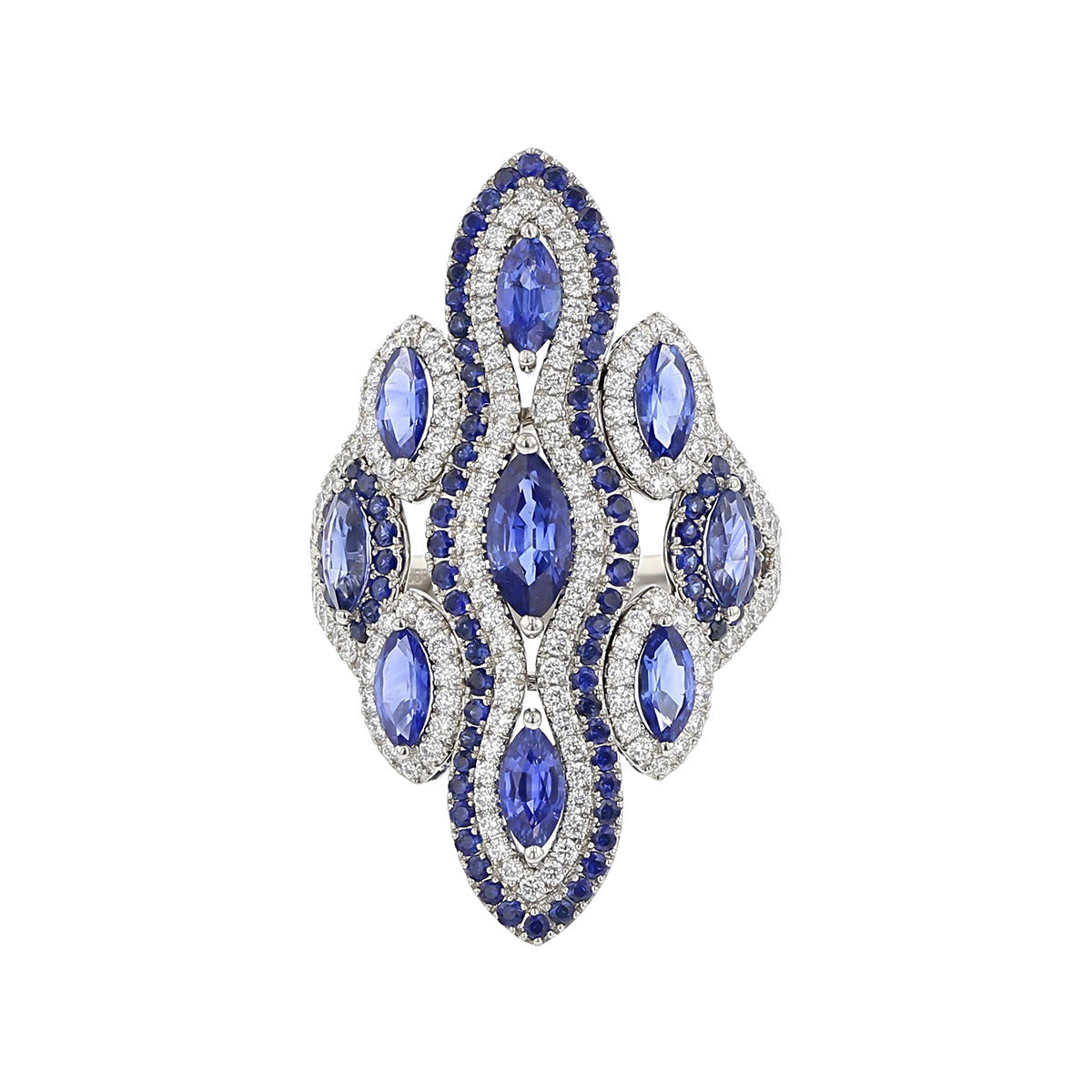 Bella Linda Sapphire and Diamond Ring | Shreve & Co. | Shreve & Co ...