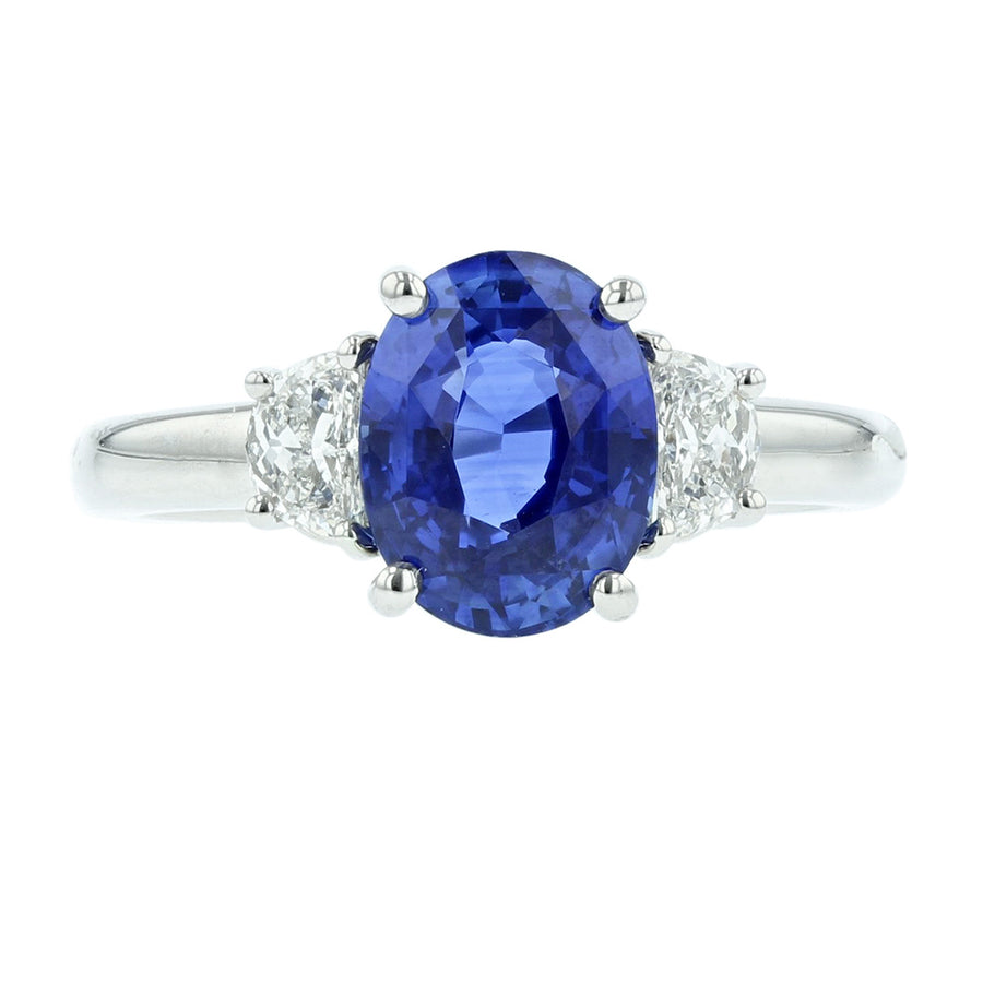 Sapphire 3-Stone Ring