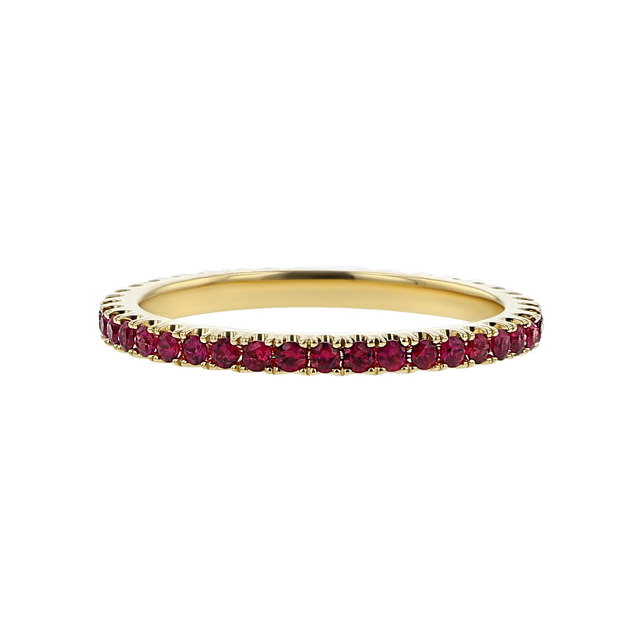 Stackable Ruby Eternity Band