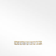 DY Eden Partway Baguette Diamond Band Ring in 18K Yellow Gold