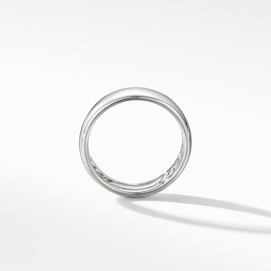 DY Classic Band in 18K White Gold, 6mm