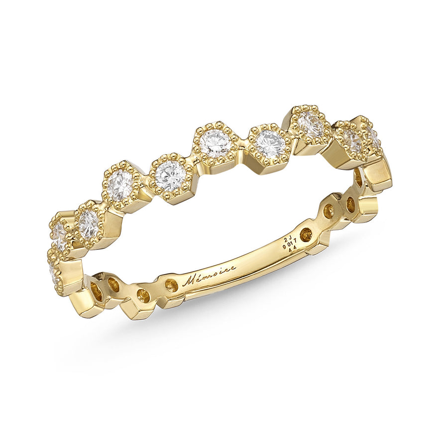 Stack 'em Up Offset Stacking Wedding Band | Shreve & Co.