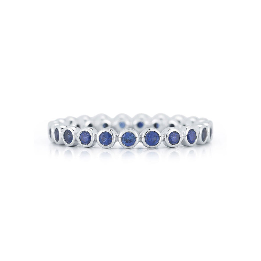 Sapphire Stackable Eternity Band