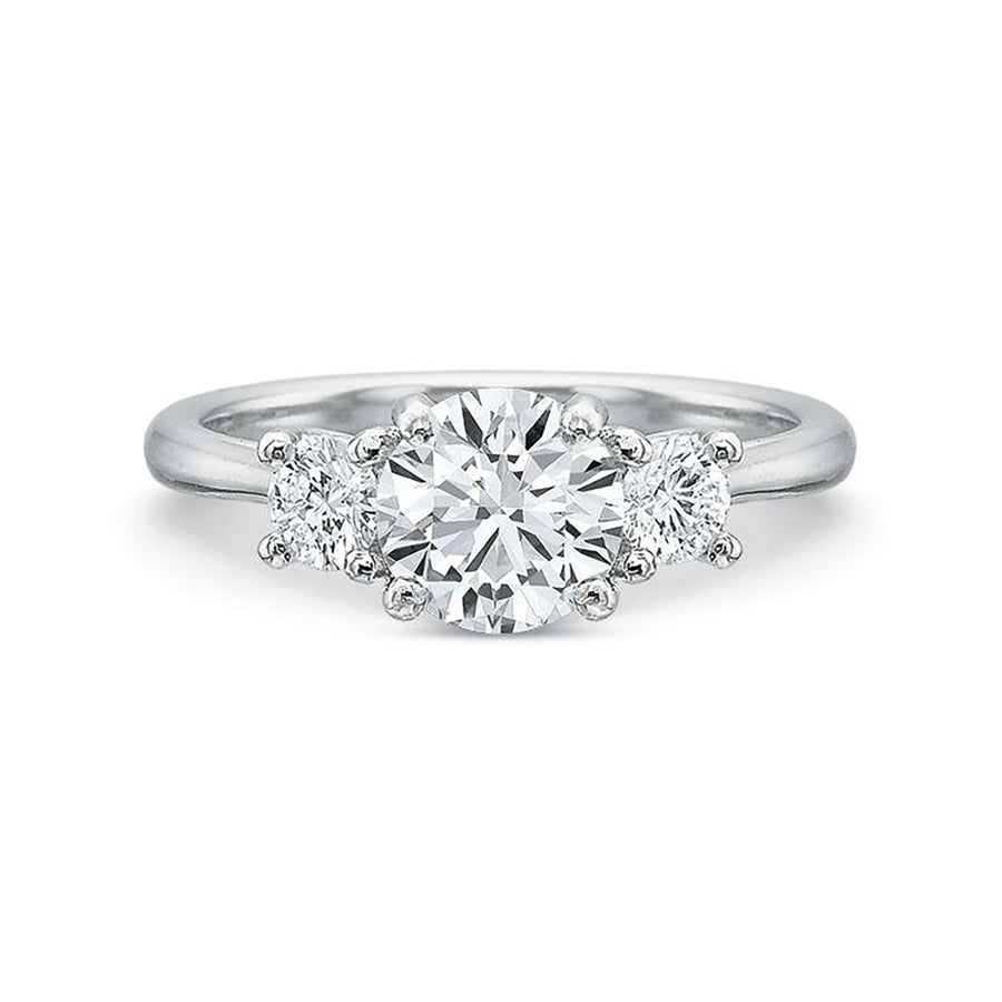 New Aire Diamond 3-Stone Engagement Ring Setting