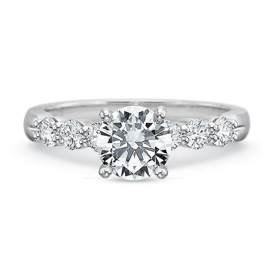 Classic Diamond 4 Prong Engagement Ring Setting