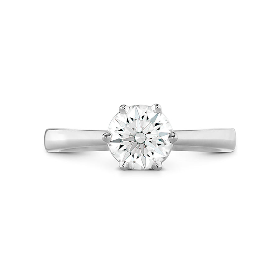 Signature 6 Prong Solitaire Engagement Ring Setting