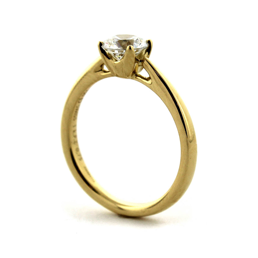 Half-Round Cathedral Engagement Ring Setting