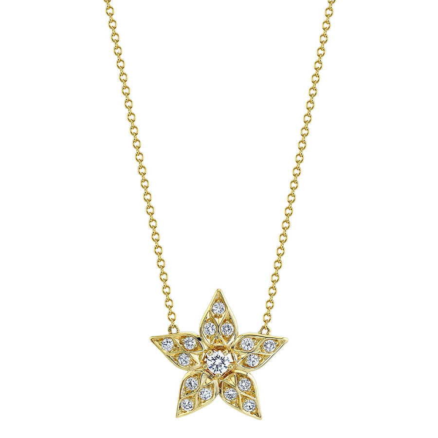 Lily Artisan Pave Diamond Pendant