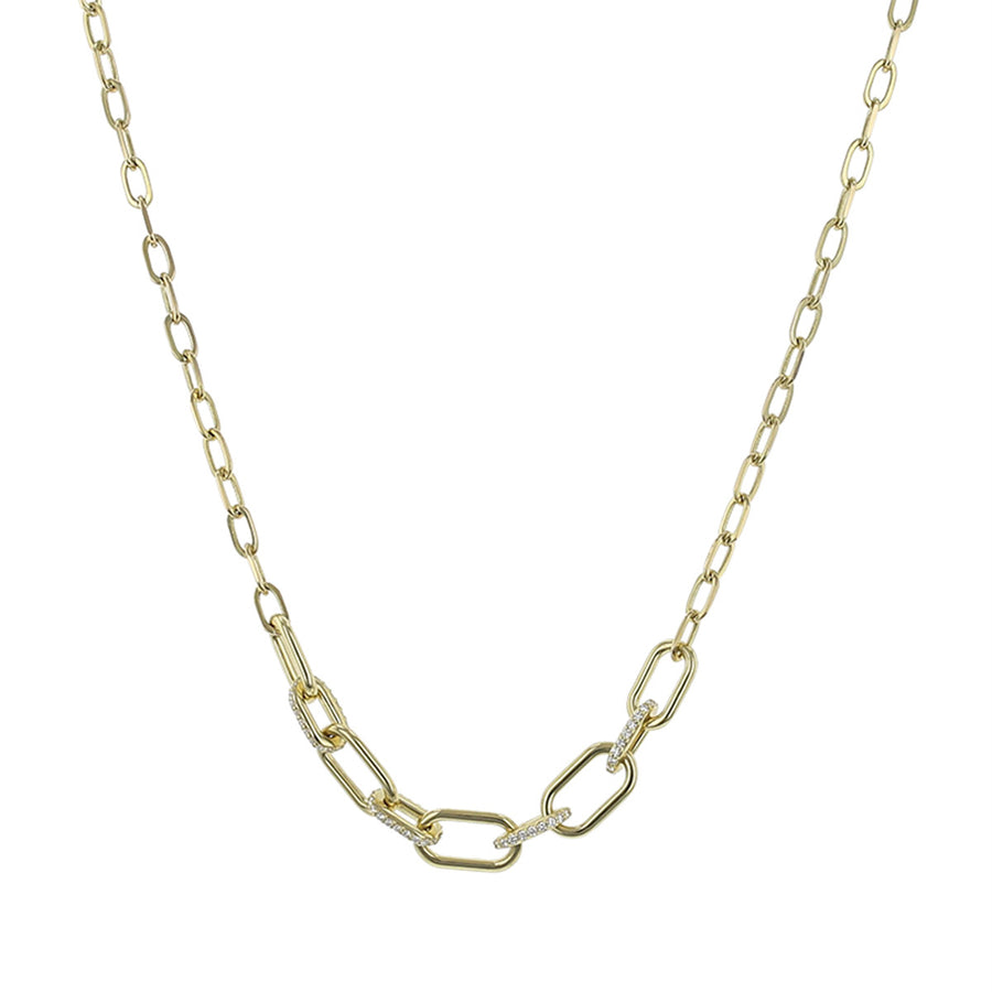 18-Inch Diamond Link Necklace