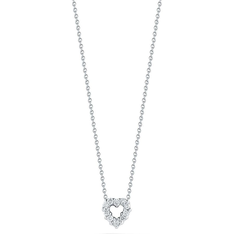 Heart Pendant with Diamonds