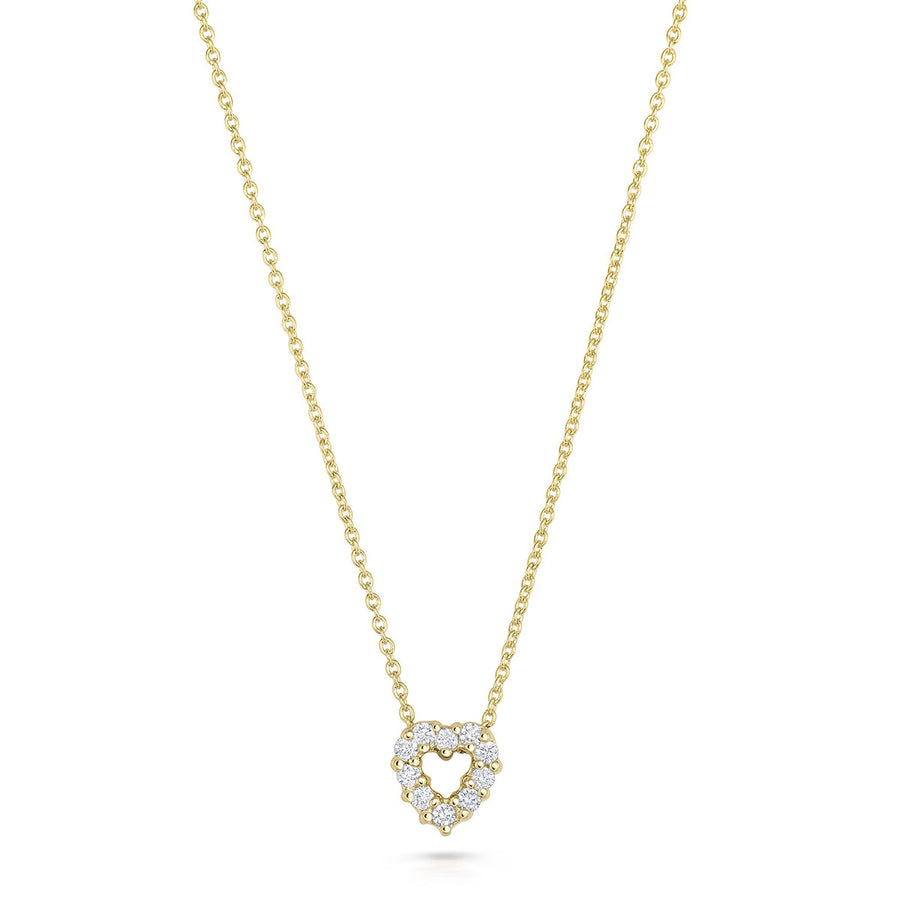 Heart Pendant with Diamonds