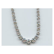 Platinum Diamond Riviera Necklace