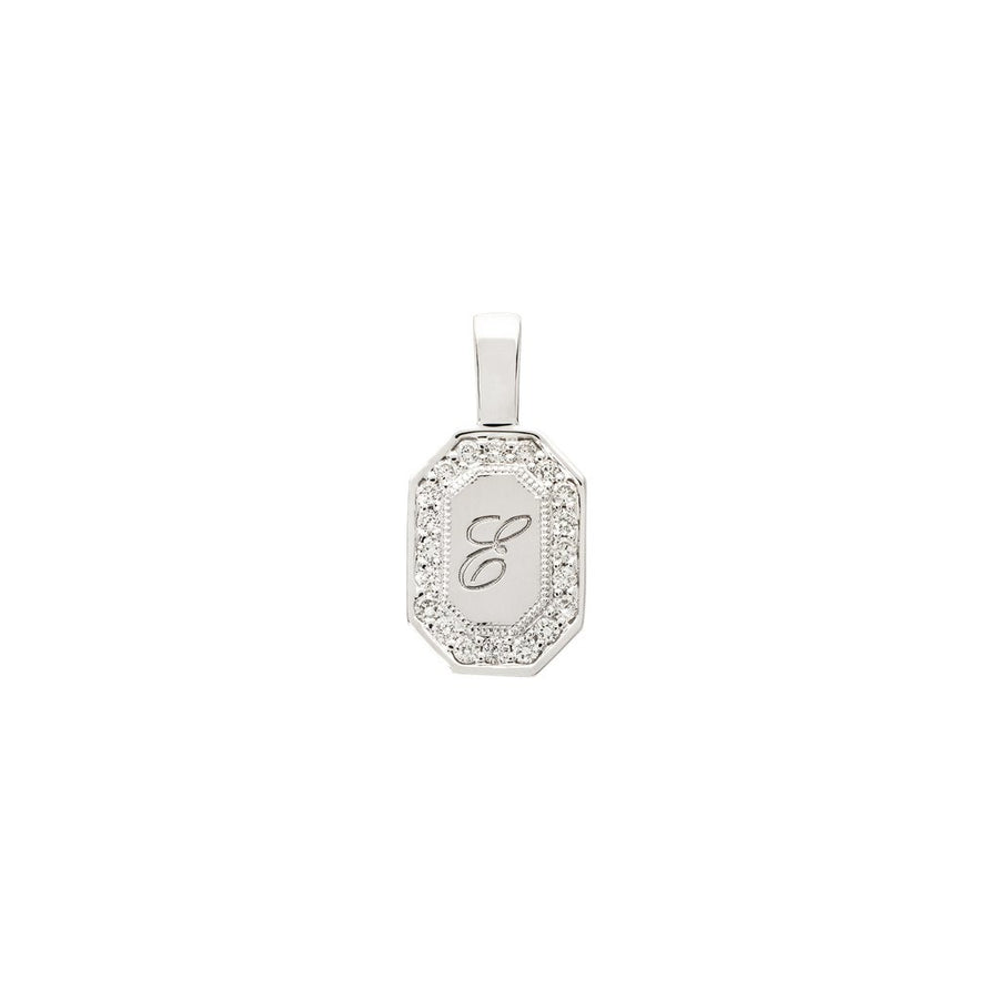 The P.S. Tag Charm with Diamonds and Rolo Chain
