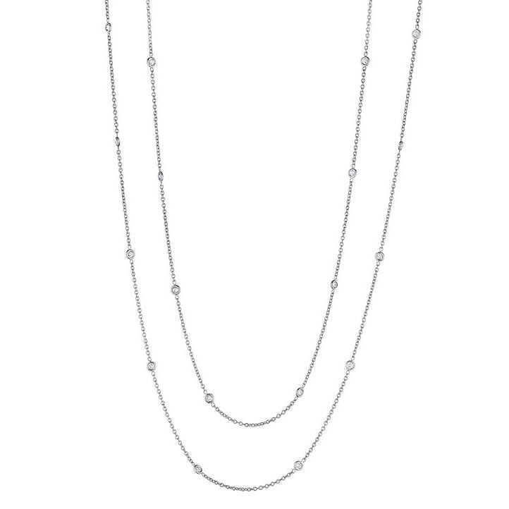 Diamond Eyeglass Necklace