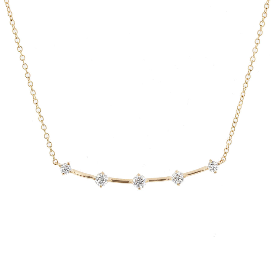20K Constellation 5-Stone Necklace